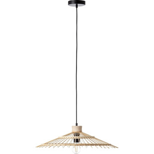 Lampa wisząca bambusowa Pirae | Boho, E27 | Brilliant