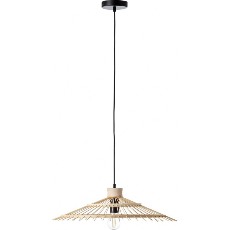 Lampa wisząca bambusowa Pirae | Boho, E27 | Brilliant