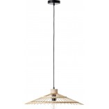 Lampa wisząca bambusowa Pirae | Boho, E27 | Brilliant