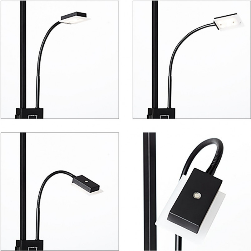 Lampa podłogowa LED Forrester - nowoczesne oświetlenie do czytania | Brilliant