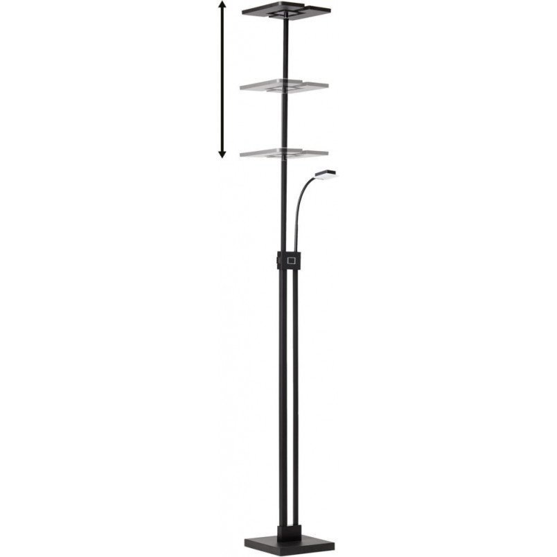Lampa podłogowa LED Forrester - nowoczesne oświetlenie do czytania | Brilliant