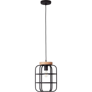 Lampa wisząca Gwen | Loftowa lampa metalowa czarna | Brilliant