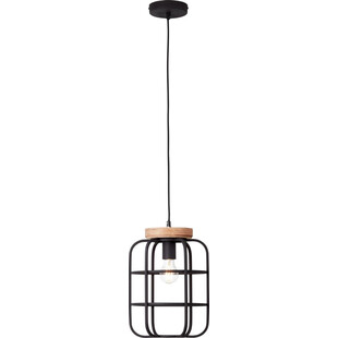 Lampa wisząca Gwen | Loftowa lampa metalowa czarna | Brilliant