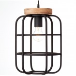 Lampa wisząca Gwen | Loftowa lampa metalowa czarna | Brilliant