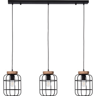 Lampa wisząca Gwen | Loftowa lampa 3-punktowa | Brilliant