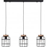 Lampa wisząca Gwen | Loftowa lampa 3-punktowa | Brilliant