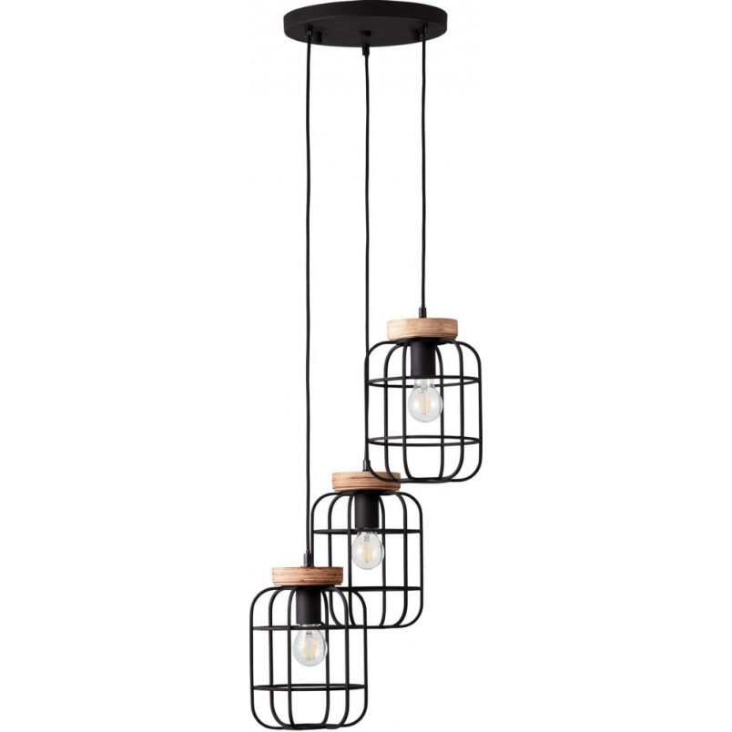 Lampa wisząca Gwen - Loftowa lampa 3-punktowa Brilliant