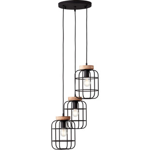 Lampa wisząca Gwen - Loftowa lampa 3-punktowa Brilliant