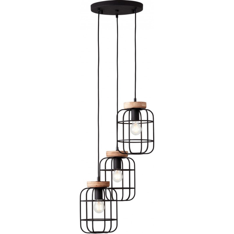 Lampa wisząca Gwen - Loftowa lampa 3-punktowa Brilliant