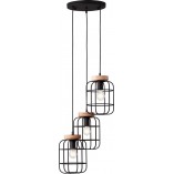 Lampa wisząca Gwen - Loftowa lampa 3-punktowa Brilliant