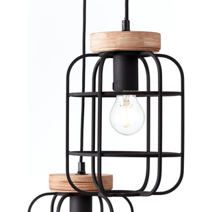 Lampa wisząca Gwen - Loftowa lampa 3-punktowa Brilliant