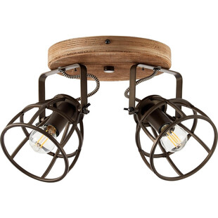 Plafon industrialny Matrix Round II - Brilliant | Loftowa lampa