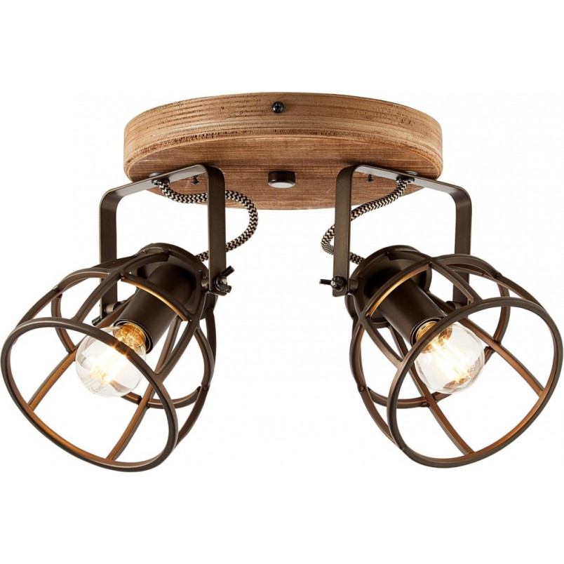 Plafon industrialny Matrix Round II - Brilliant | Loftowa lampa