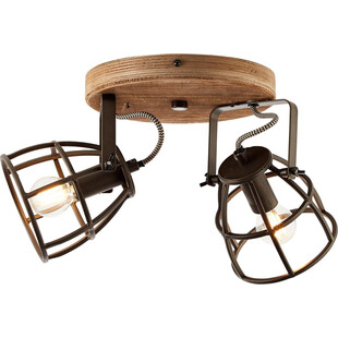 Plafon industrialny Matrix Round II - Brilliant | Loftowa lampa