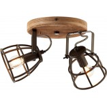 Plafon industrialny Matrix Round II - Brilliant | Loftowa lampa