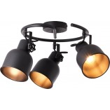 Reflektor sufitowy 3-punktowy Brilliant Rolet | Loftowy design