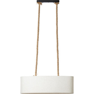 Lampa wisząca rustykalna Sailor | Biała | Brilliant