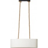 Lampa wisząca rustykalna Sailor | Biała | Brilliant