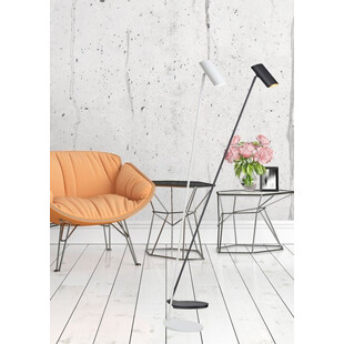 Lampa podłogowa tuba minimalistyczna Hester Czarna marki Lucide