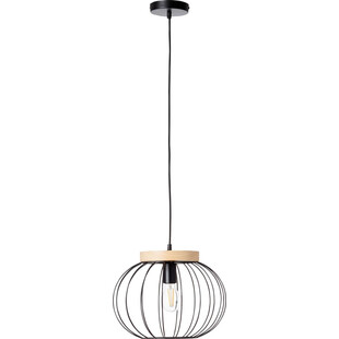 Lampa wisząca Sorana - Loftowa kula czarna | Brilliant