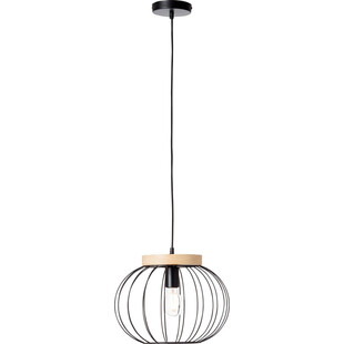 Lampa wisząca Sorana - Loftowa kula czarna | Brilliant