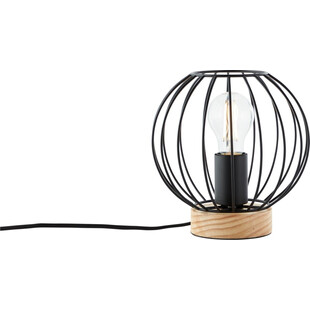 Lampa Sorana - Czarna lampa stołowa loft | Brilliant