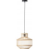 Lampa wisząca bambusowa Teva 35cm - Boho styl Brilliant