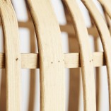 Plafon bambusowy Boho Woodrow | Jasne drewno / Czarny | Brilliant