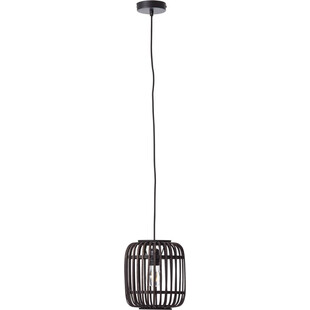 Lampa wisząca bambusowa Woodrow | Brilliant – Owalny design