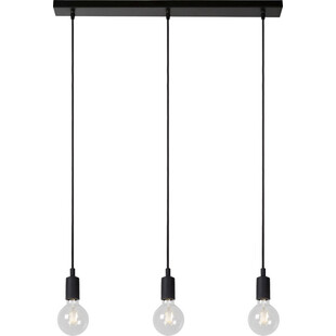 Lampa wisząca Fix Multiple III czarna - Lucide | Sklep z lampami