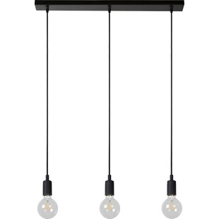 Lampa wisząca Fix Multiple III czarna - Lucide | Sklep z lampami