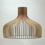 Lampa wisząca Goblet 55cm | Sklejka, Skandynawski Styl | PlyStudio