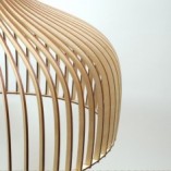 Lampa wisząca Goblet 55cm | Sklejka, Skandynawski Styl | PlyStudio