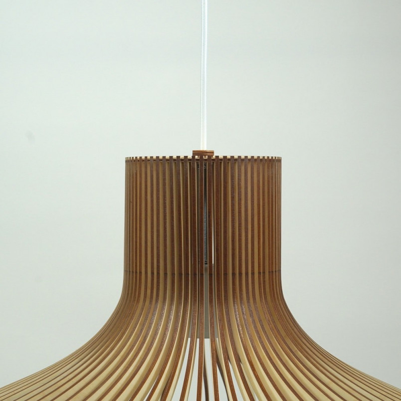 Lampa wisząca Goblet 55cm | Sklejka, Skandynawski Styl | PlyStudio