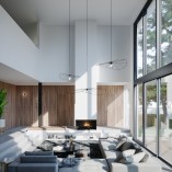 Lampa Wisząca Eskola 140cm Czarna | Thoro - Design i Jakość