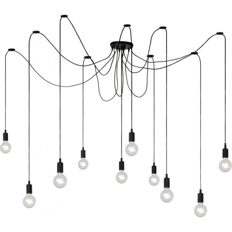 Lampa Wisząca Pająk Fix Multiple X Czarna | Lucide