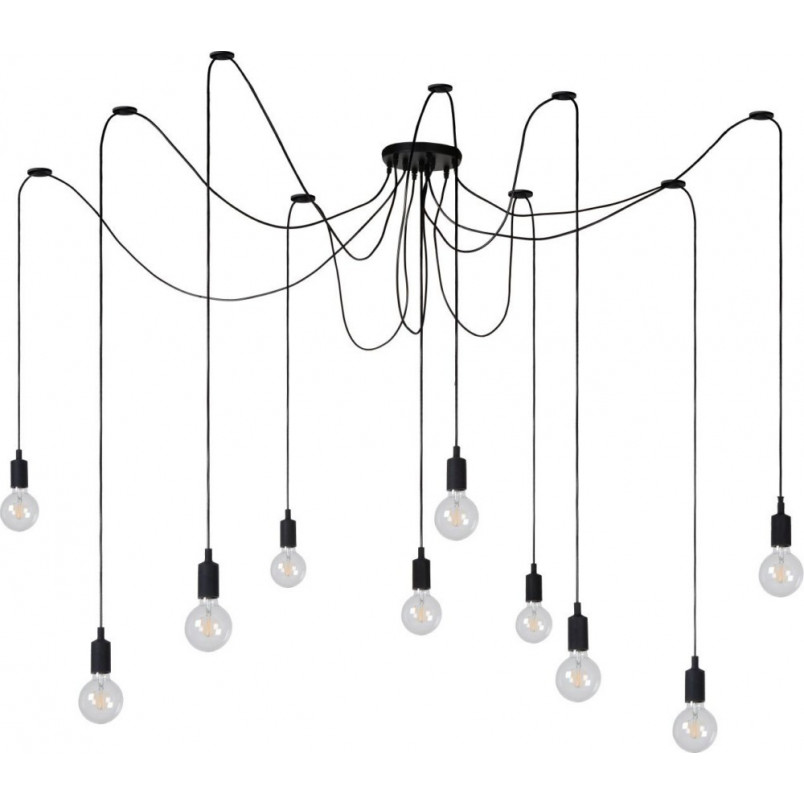 Lampa Wisząca Pająk Fix Multiple X Czarna | Lucide