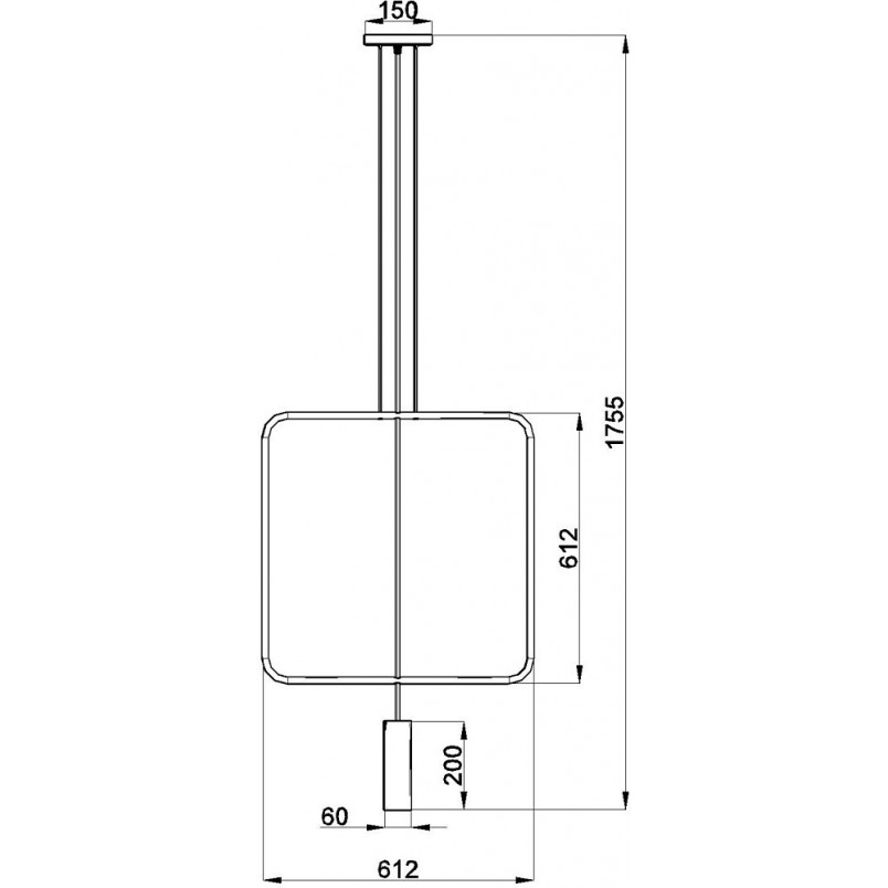 Lampa wisząca czarna Rana | Minimalistyczny design Thoro