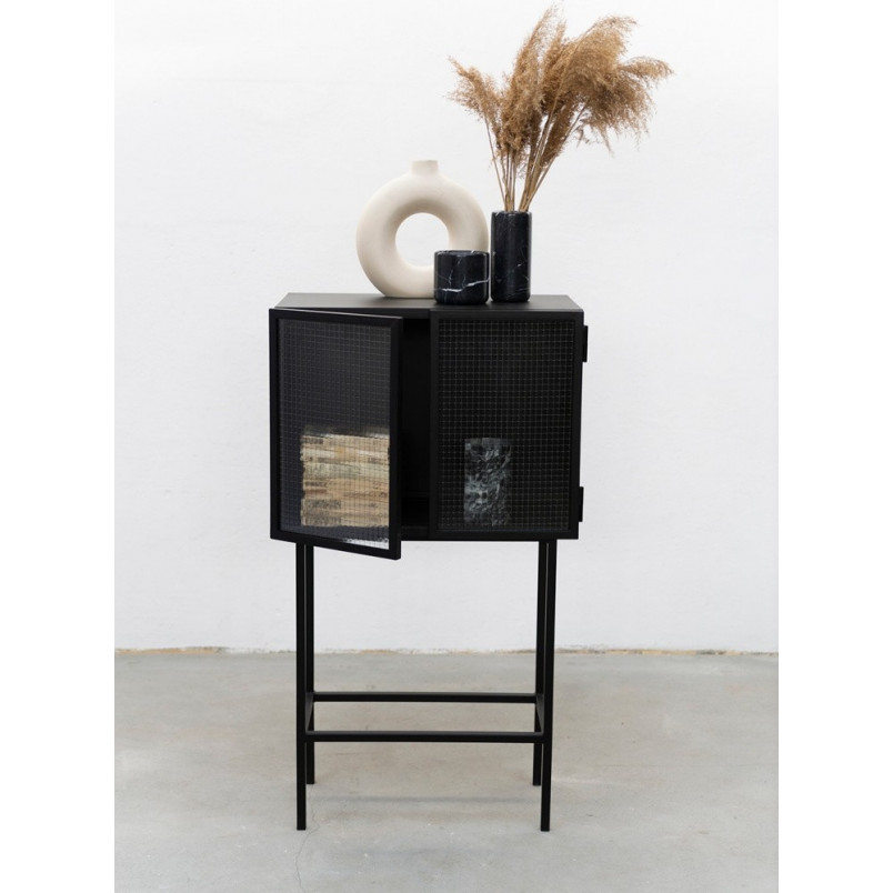 Regał stojący zamykany Object022 66cm czarny | NG Design