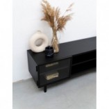 Komoda Industrialna 160cm Czarna | NG Design - Object024