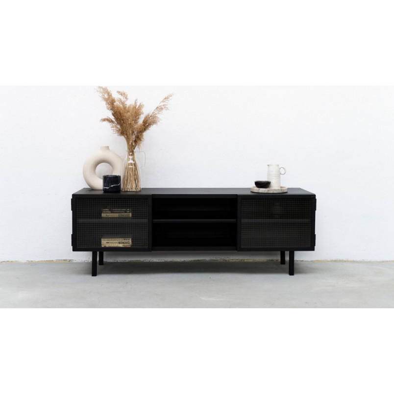 Komoda Industrialna 160cm Czarna | NG Design - Object024