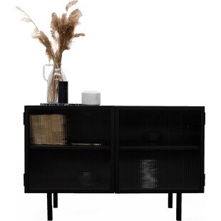 Komoda industrialna 115cm czarna - NG Design Object027 | Kup teraz!