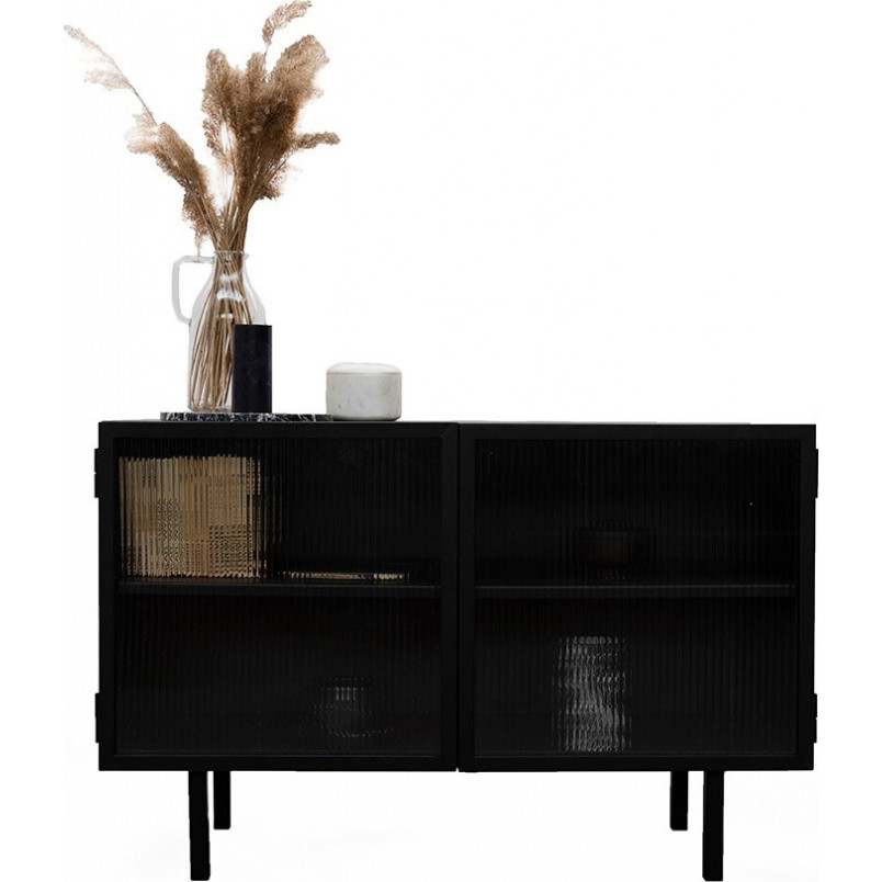 Komoda industrialna 115cm czarna - NG Design Object027 | Kup teraz!