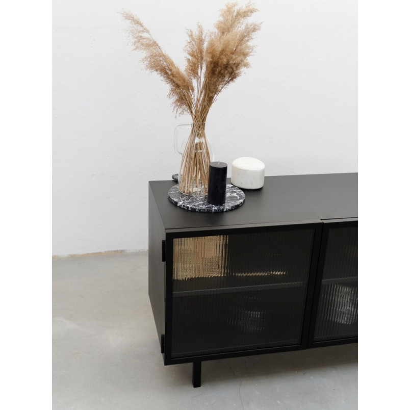 Komoda industrialna 115cm czarna - NG Design Object027 | Kup teraz!
