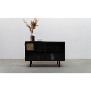 Komoda industrialna 115cm czarna - NG Design Object027 | Kup teraz!