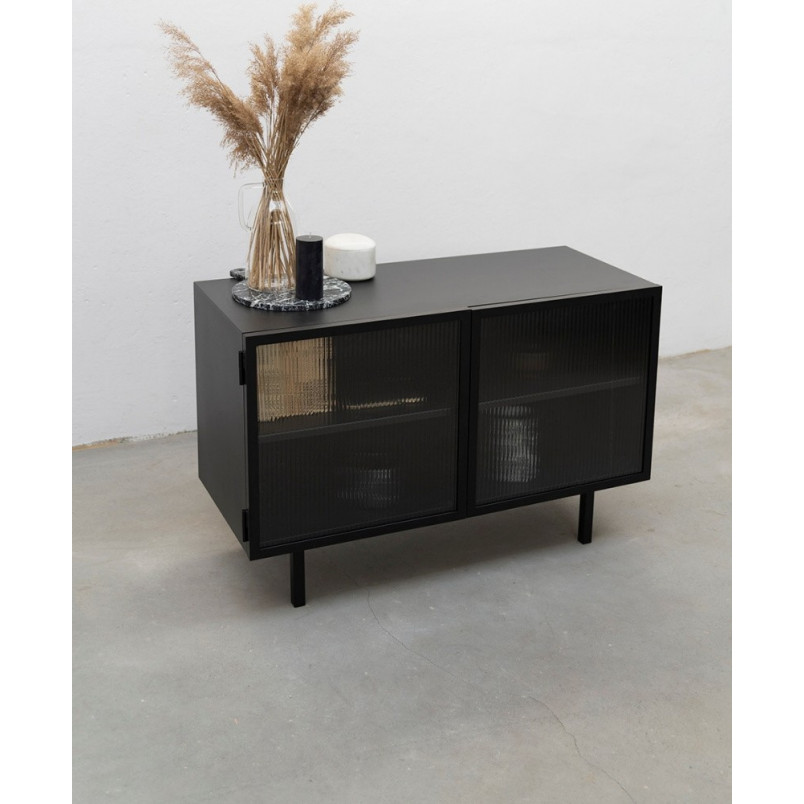 Komoda industrialna 115cm czarna - NG Design Object027 | Kup teraz!