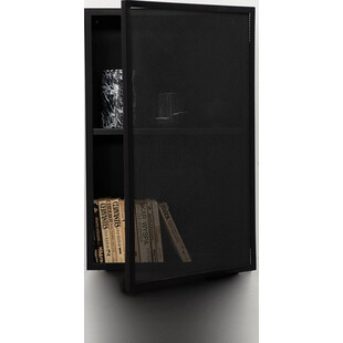 Designerska Półka metalowa zamykana Object030 czarna marki NG Design