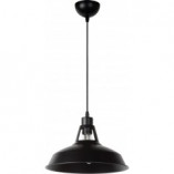 Lampa Wisząca Industrialna Brassy | Czarna, Loftowa | Lucide