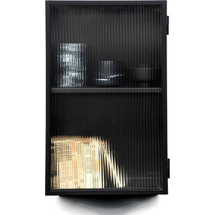 Designerska Półka metalowa zamykana Object028 czarna marki NG Design