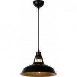 Lampa Wisząca Industrialna Brassy | Czarna, Loftowa | Lucide